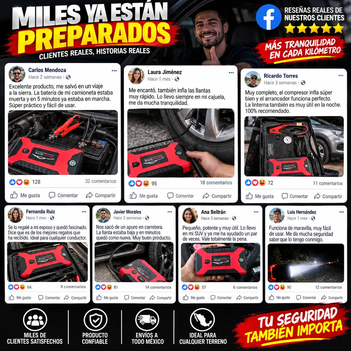 ArrancaPlus- Arrancador de Auto + Inflador Llanta 🚘