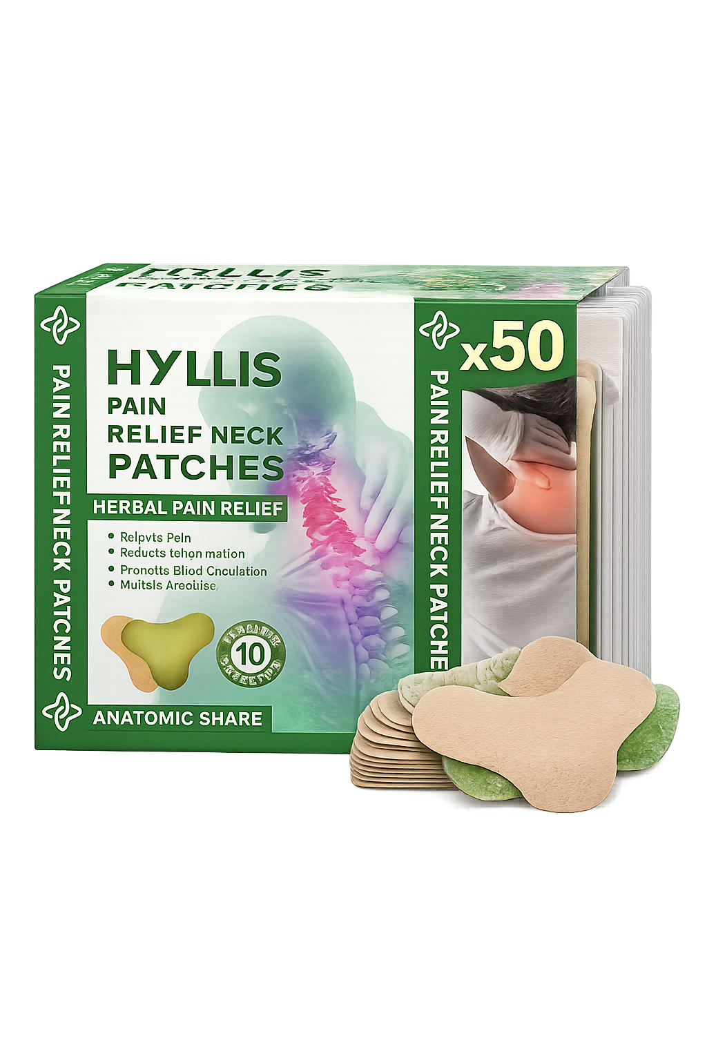 50 Parches Herbales Para Dolor Muscular