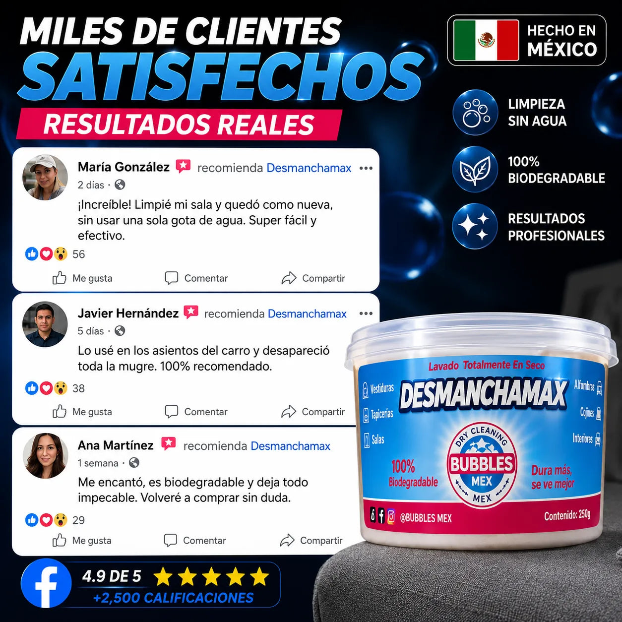 DesmanchaMax - Cera Removedora de Manchas y Suciedad