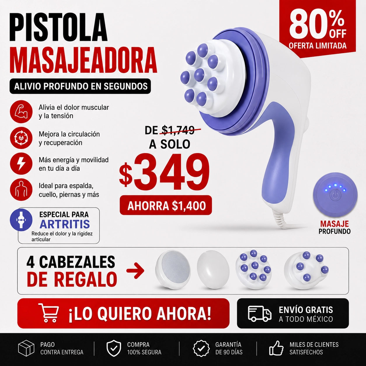 Upsell - Masajeador (Muñequera)