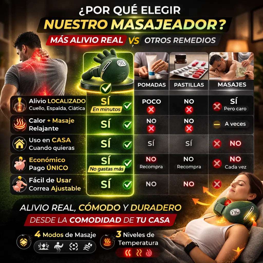 Muscle Frog - Masajeador Siática, Espalda y Cuello ♨️