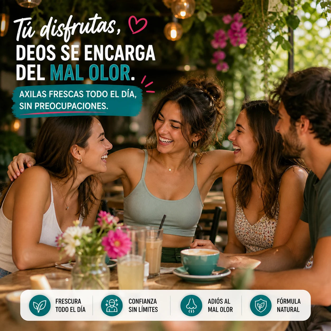 DEOS™ I Suplemento desodorante natural