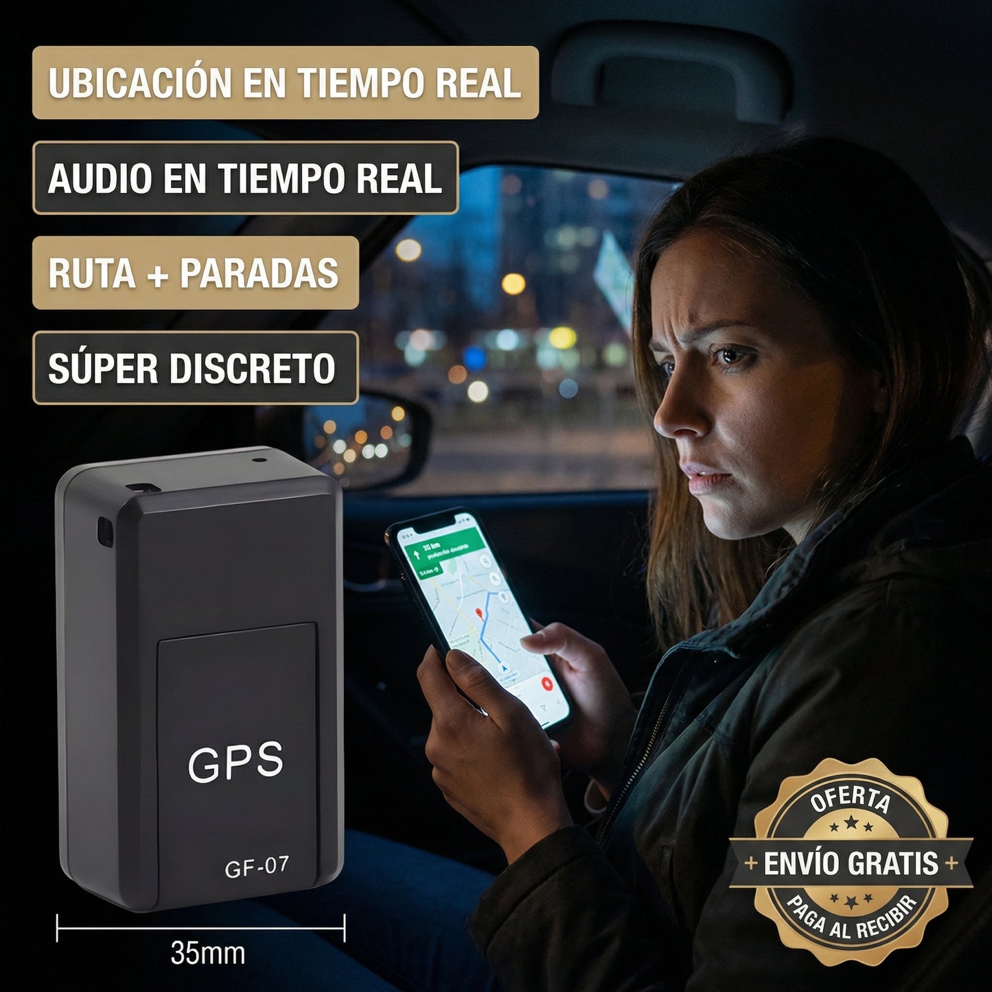 RastreaMax - GPS con Micrófono de Precisión