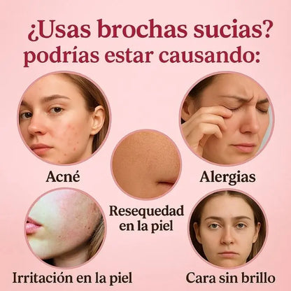 Limpiador de brochas eléctrico - Recupera tu piel bonita y olvídate de las imperfecciones