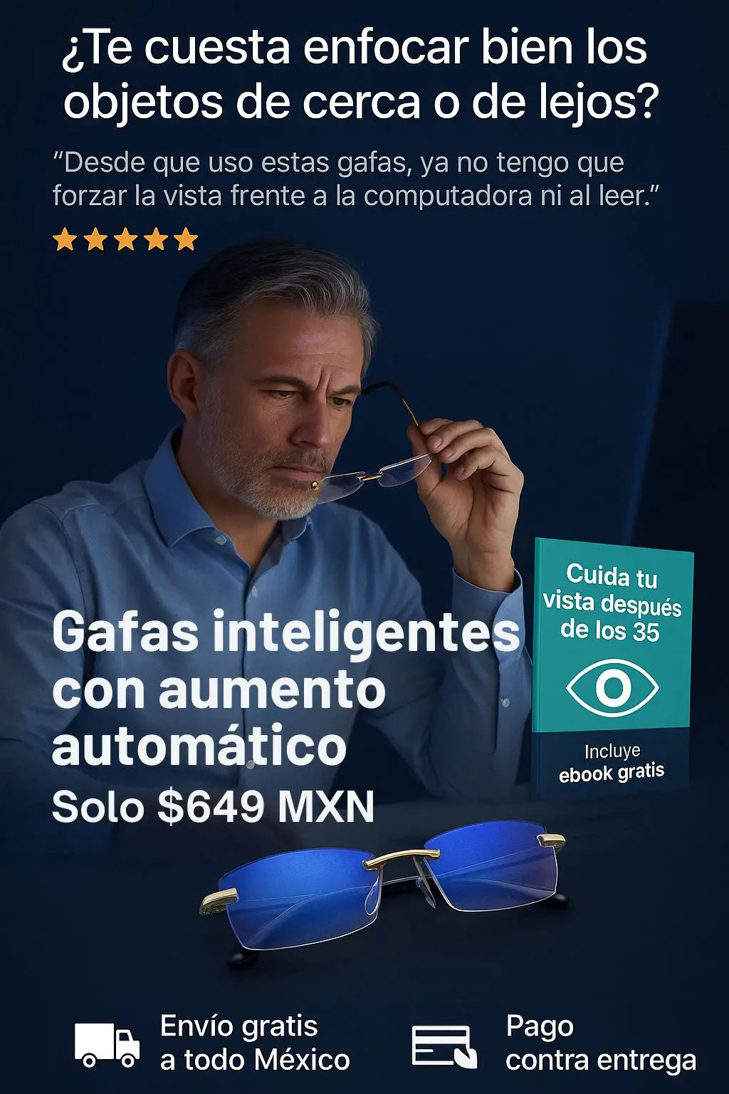 Gafas TR90 que alivian la vista y protegen de la luz de pantallas