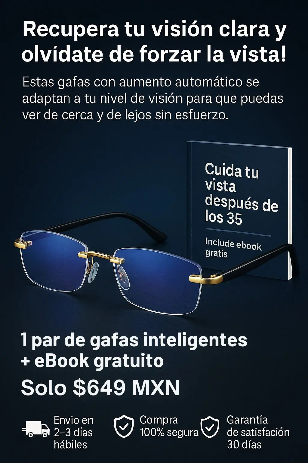 Gafas TR90 que alivian la vista y protegen de la luz de pantallas