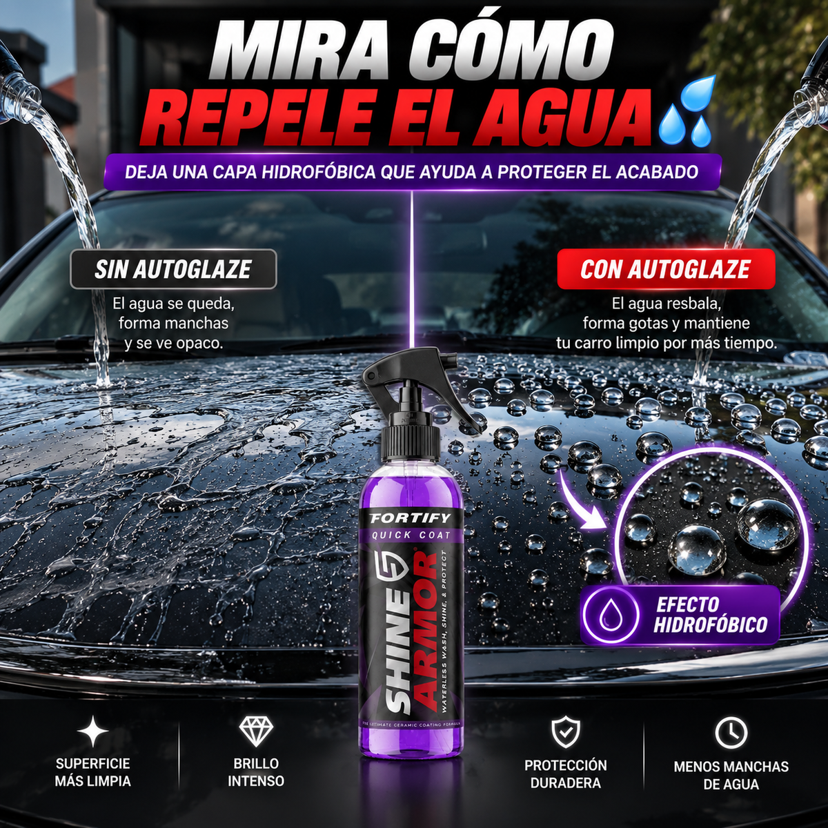 AutoGlaze™ | Cera Cerámica Restauradora 3 en 1 Limpia • Restaura • Protege