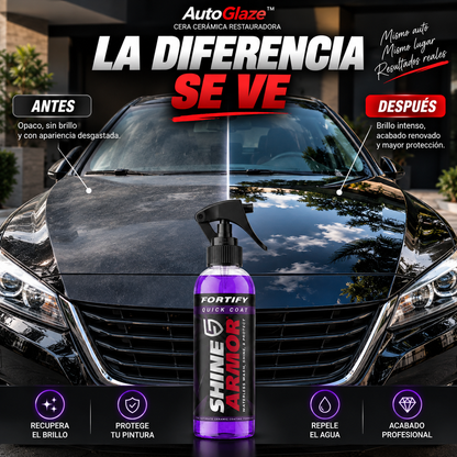 AutoGlaze™ | Cera Cerámica Restauradora 3 en 1 Limpia • Restaura • Protege