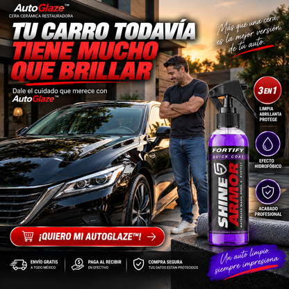 AutoGlaze™ | Cera Cerámica Restauradora 3 en 1 Limpia • Restaura • Protege