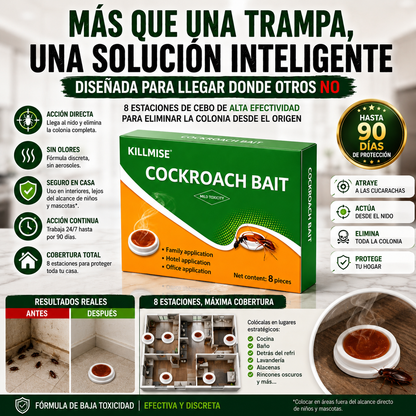 CucaKill Pro | Trampa Exterminadora De Cucarachas