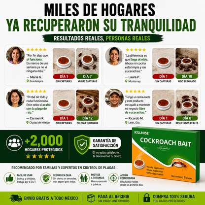 CucaKill Pro | Trampa Exterminadora De Cucarachas