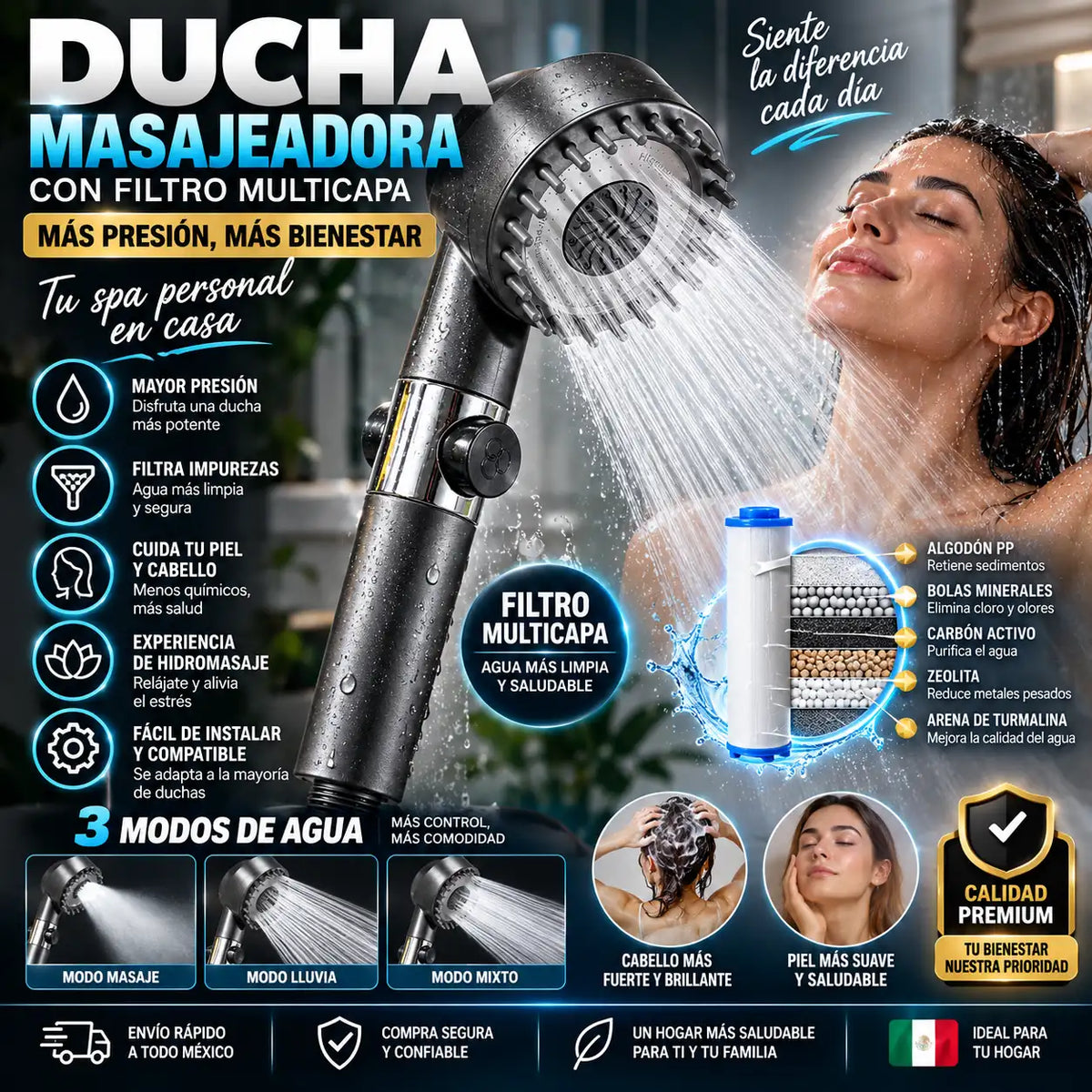 HidroDucha - Ducha de HidroMasaje