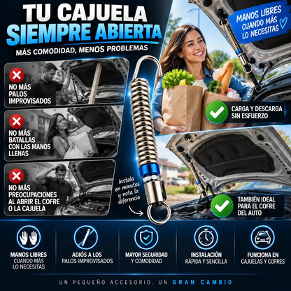 ResortePlus- Resorte para cajuela elastico