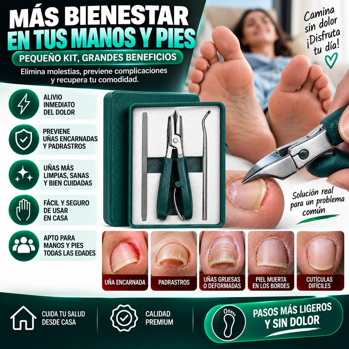 PediKit- Kit de Uñas Enterradas Viral 🦶🏼