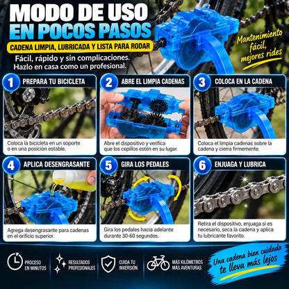 CadenaClean- Limpiador De Cadena Para Bicicleta