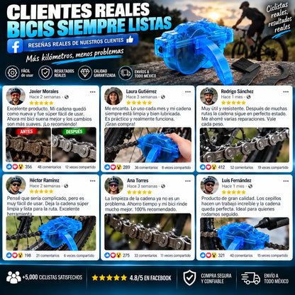 CadenaClean- Limpiador De Cadena Para Bicicleta