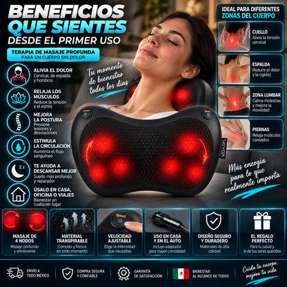 VerteBrax - Almohada Masajeadora para dolores