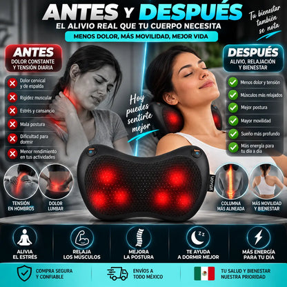 VerteBrax - Almohada Masajeadora para dolores