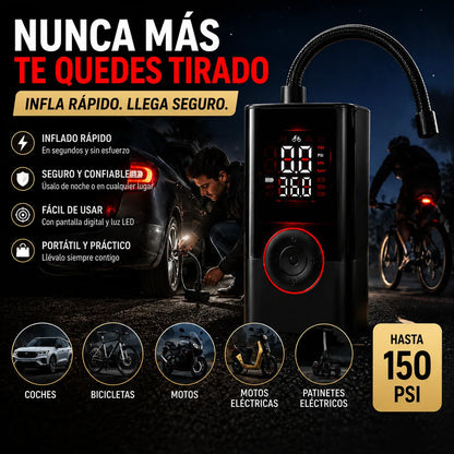 AirBomba- Compresor de Llantas 3 en 1