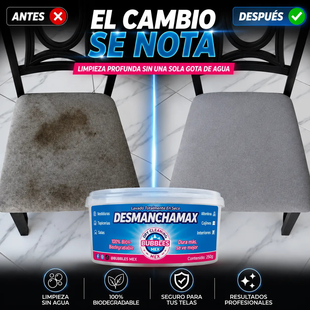 DesmanchaMax - Cera Removedora de Manchas y Suciedad
