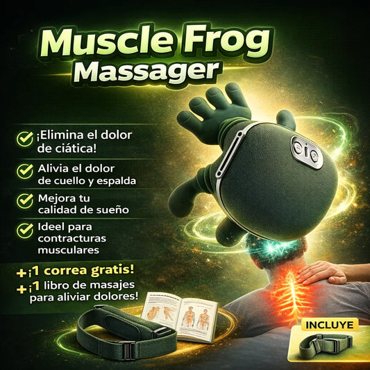 Muscle Frog - Masajeador Siática, Espalda y Cuello ♨️