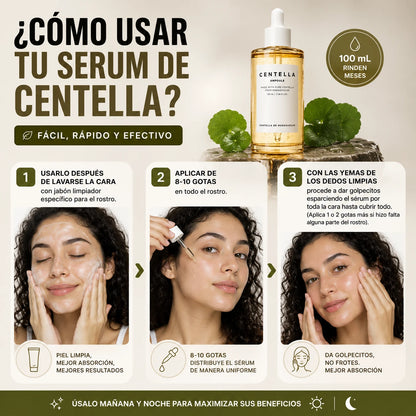 Centella -  Enrojecimiento, Reparar Barrera Cutánea e Hidratar sin sensación grasosa