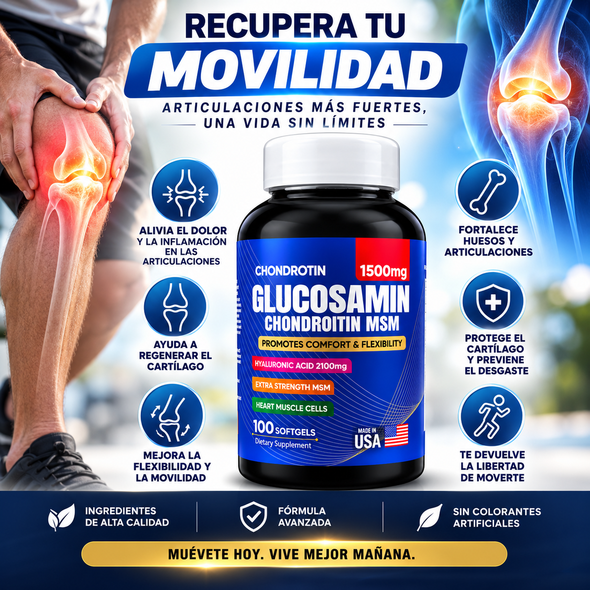 GlucosaminMax - Suplemento para Cartílago y Articulaciones