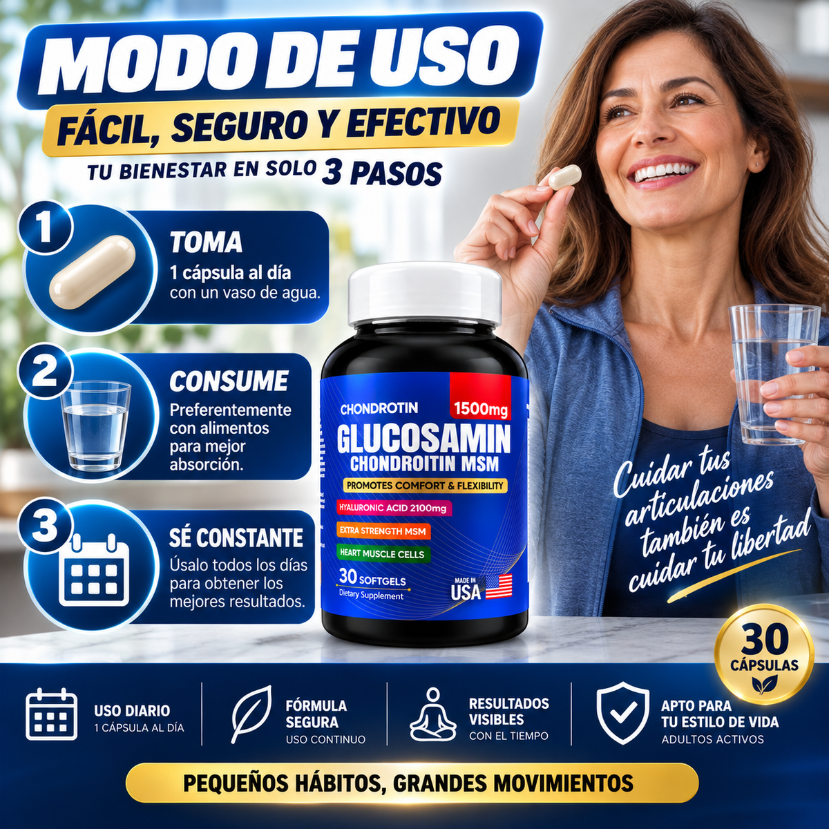 GlucosaminMax - Suplemento para Cartílago y Articulaciones