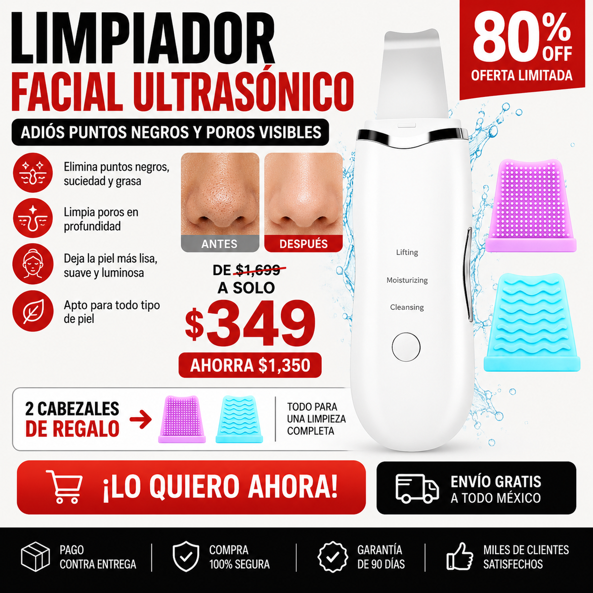 PostUpsell - CreamFix- Limpiador Puntos Negros