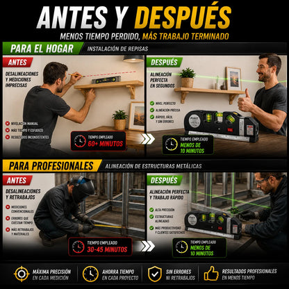 NivelaPRO - Laser Nivelador y Flexometro 📏