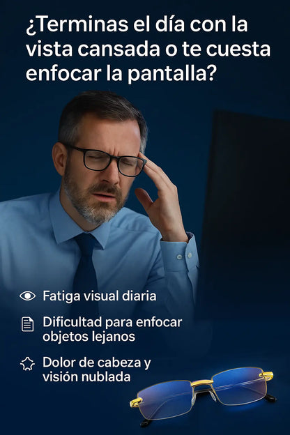 Gafas TR90 que alivian la vista y protegen de la luz de pantallas