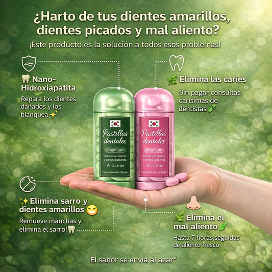 Kit Pastillas Dentales "Caries + Sarro" 🦷