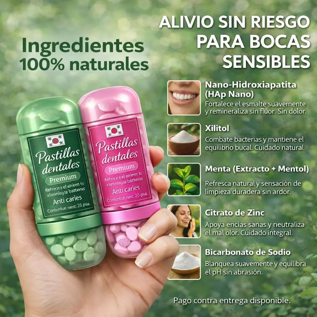 Kit Pastillas Dentales "Caries + Sarro" 🦷