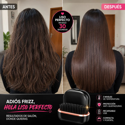 AlisaPro - Cepillo Anti-Frizz Alasiador de Cabello