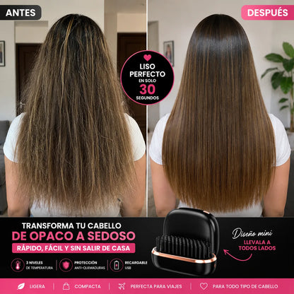 AlisaPro - Cepillo Anti-Frizz Alasiador de Cabello