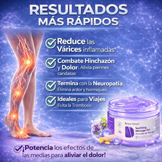 Gel Terapéutico para Várices, Neuropatía e hinchazón de piernas🦵🏻