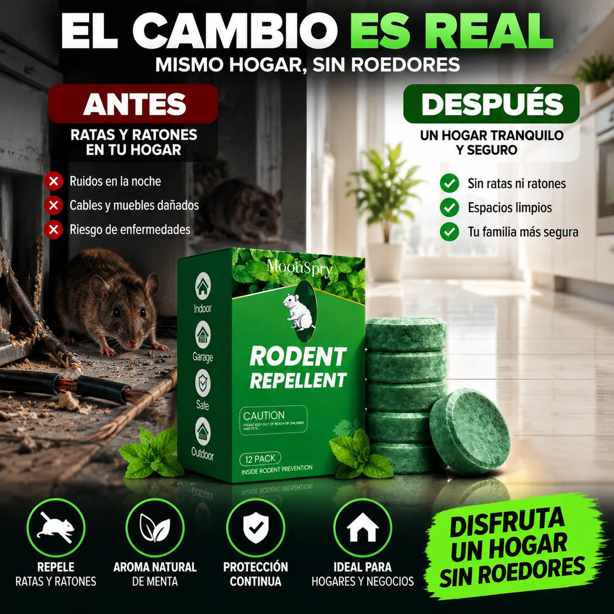 TramapaRat- Repelente Para Ratas Y Ratones