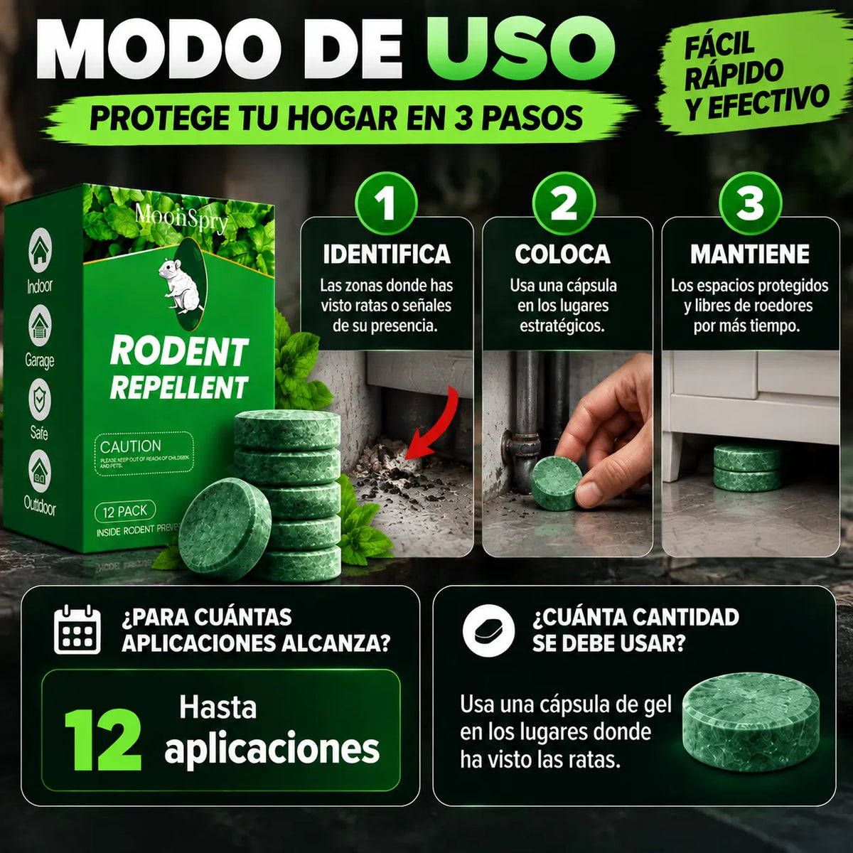 TramapaRat- Repelente Para Ratas Y Ratones