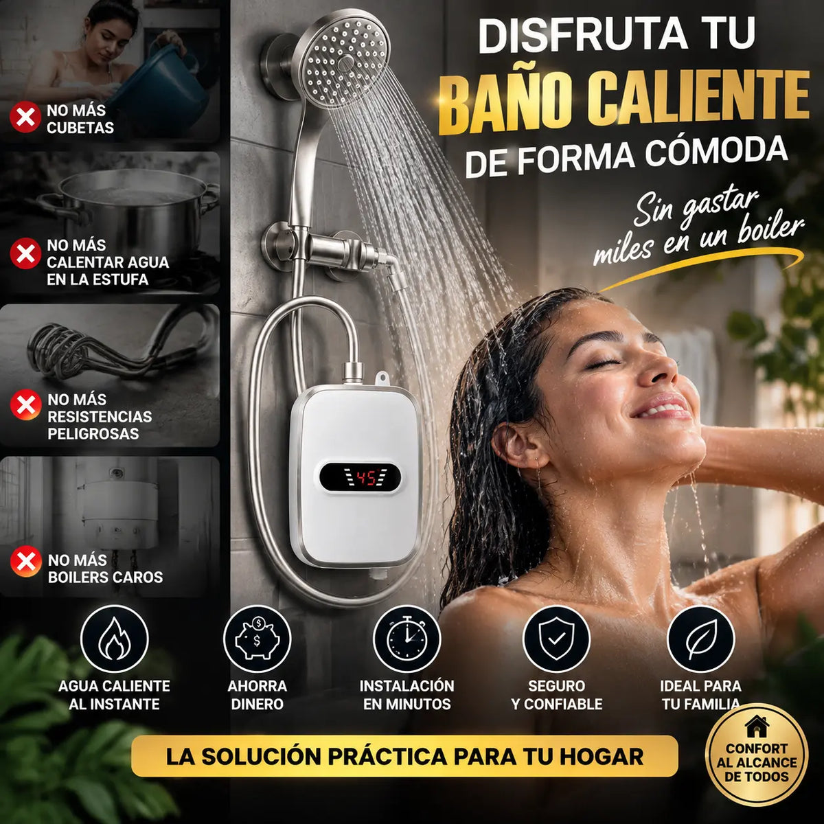 Calenton- Calentador de agua electrico