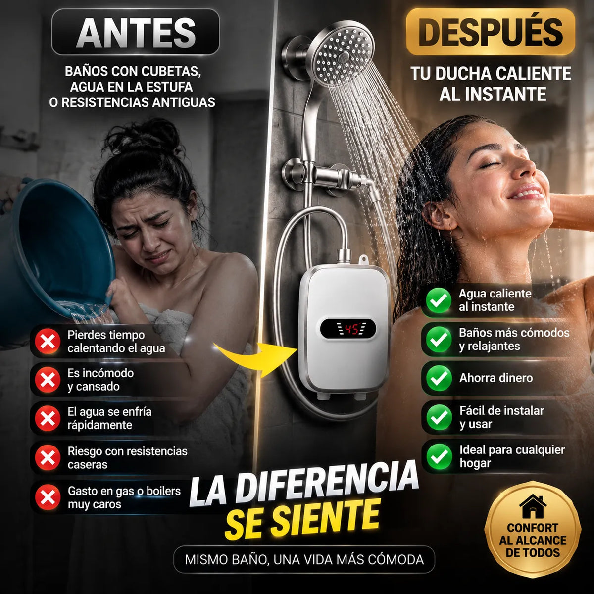 Calenton- Calentador de agua electrico
