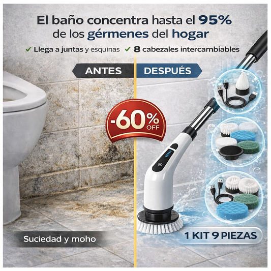 Cepillo limpiador de baño 9 En 1