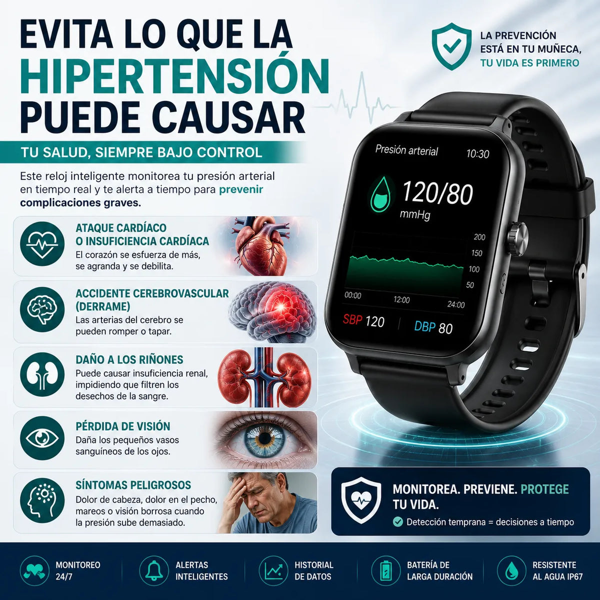 WatchPro - El Reloj que Cuida tu Ritmo Cardiaco 🫀