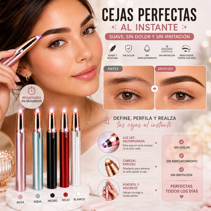 RoseSkin - Depiladora Facial Precisa sin Dolor
