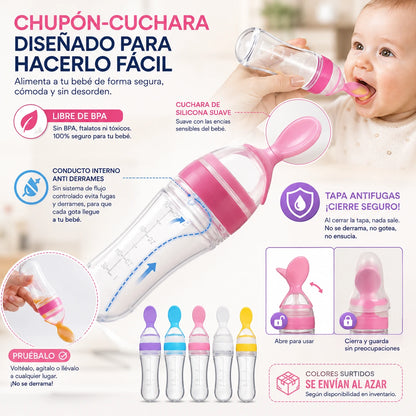 Cucharín - Cuchara AntiDerrame para Bebés