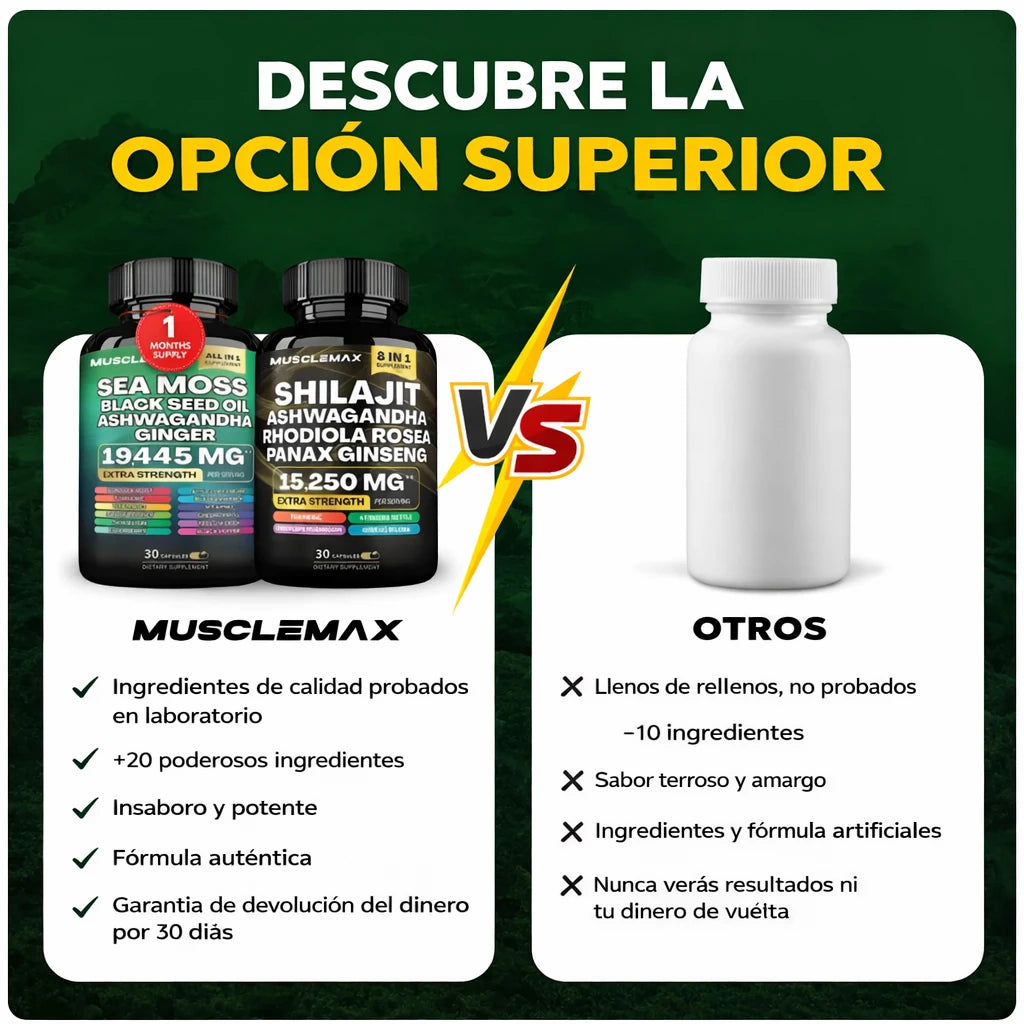 MuscleMax - Suplemento 20 en 1