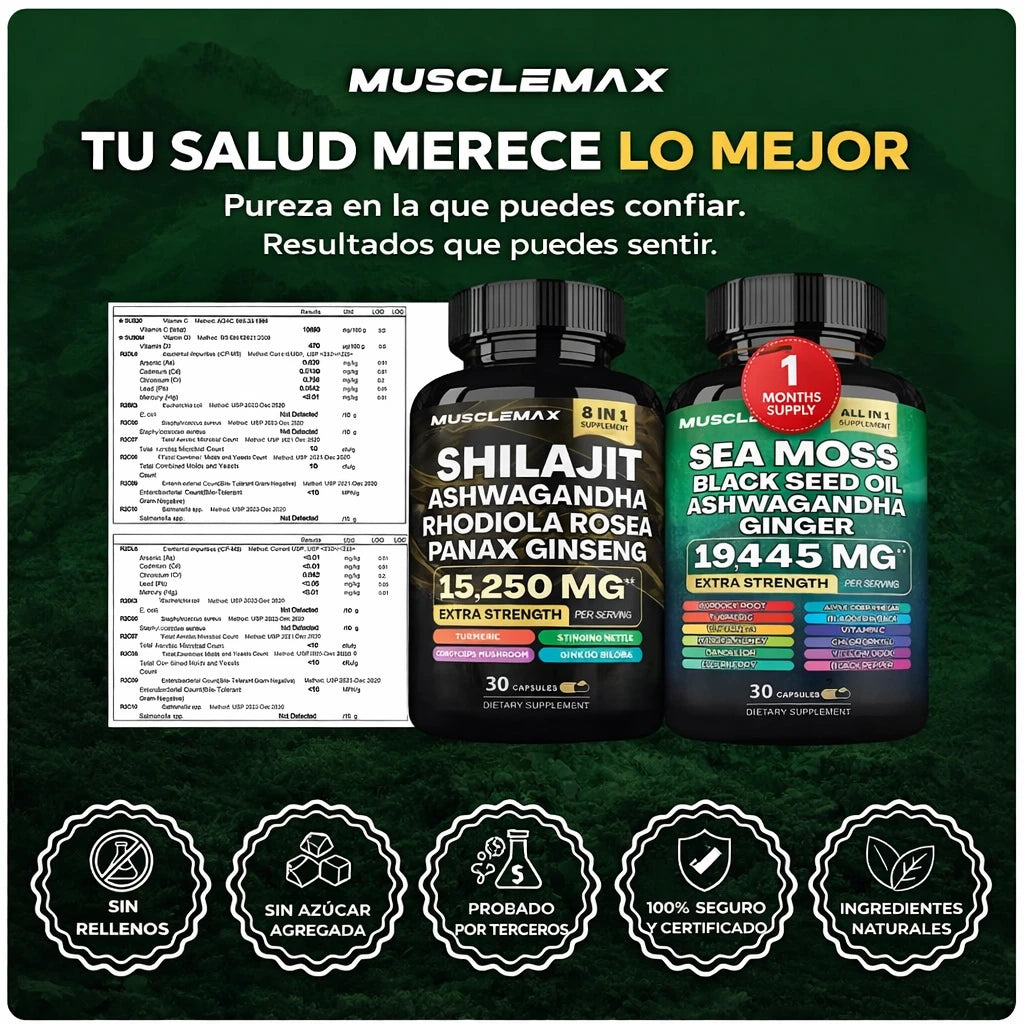 MuscleMax - Suplemento 20 en 1