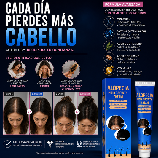 AlopeCacia™ - Tratamiento para Alopecia y Calvicie