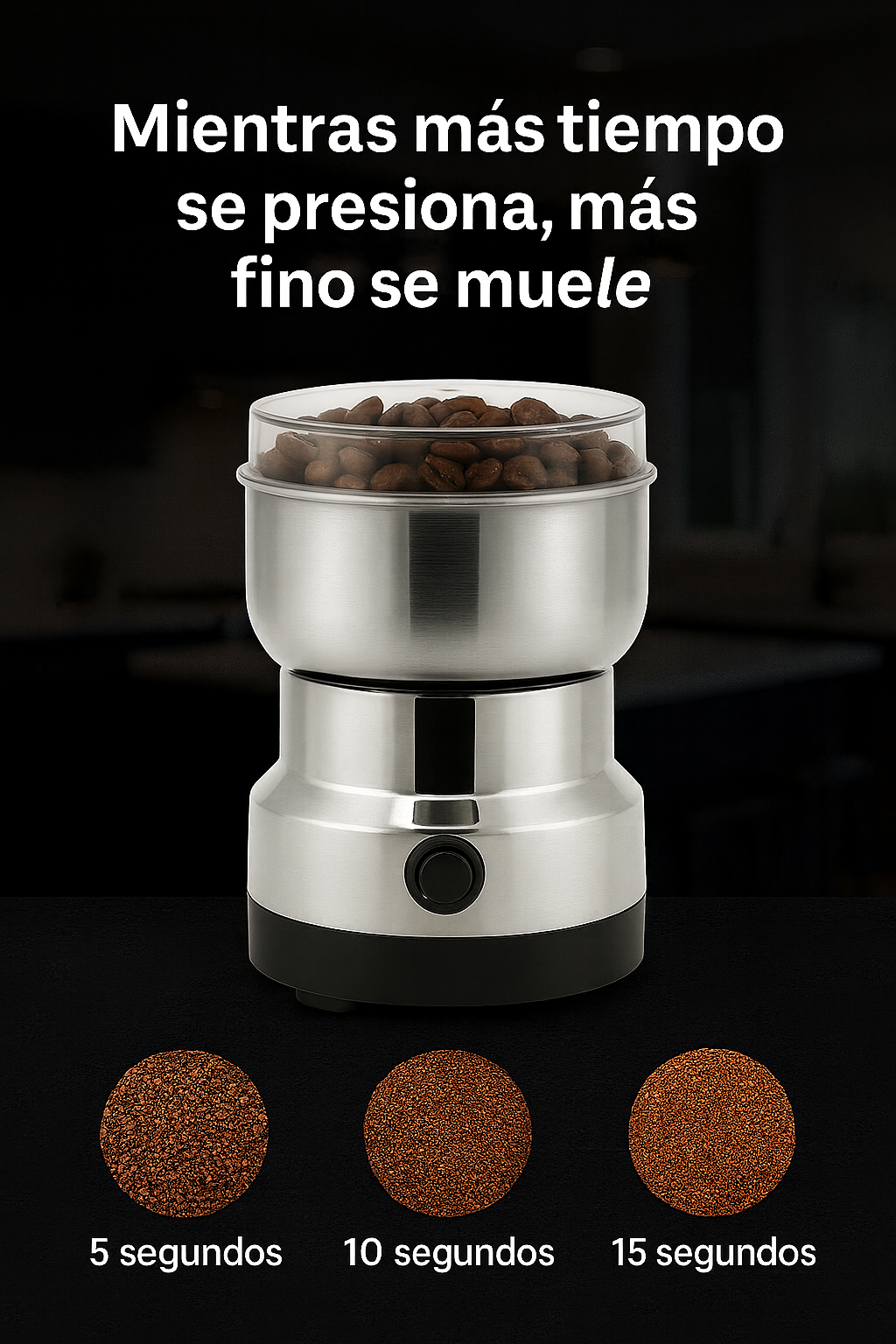 TrituraFácil™ Moledor de café y especias