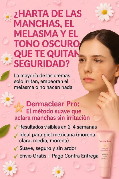 DermaClear Pro – Gel Exfoliante Aclarador de Piel