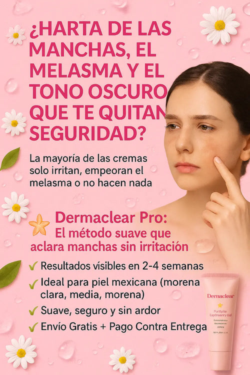 DermaClear Pro – Gel Exfoliante Aclarador de Piel